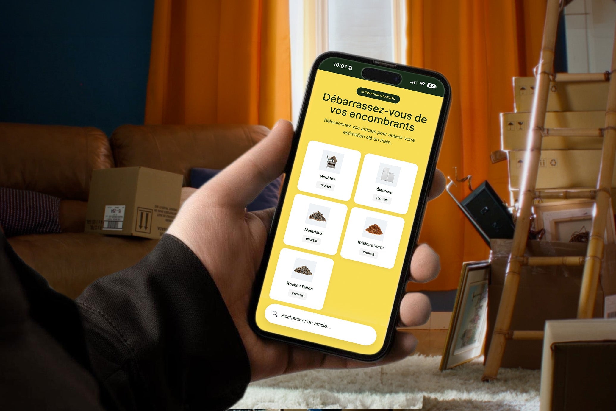 Estimateur en ligne prix de débarras